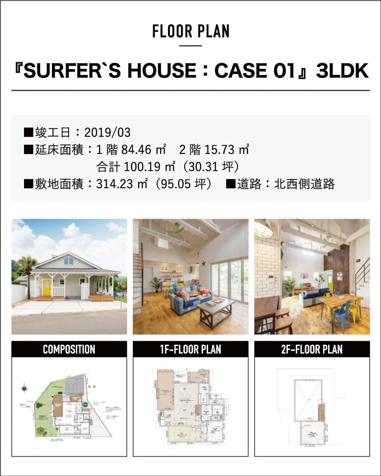 『SURFER`S HOUSE:CASE01』3LDK