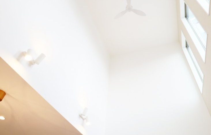 開放的な吹き抜け