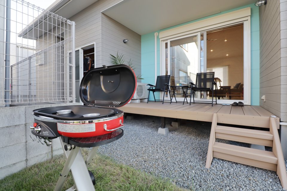 Q. お庭での水遊びやBBQも楽しまれていると伺いました。